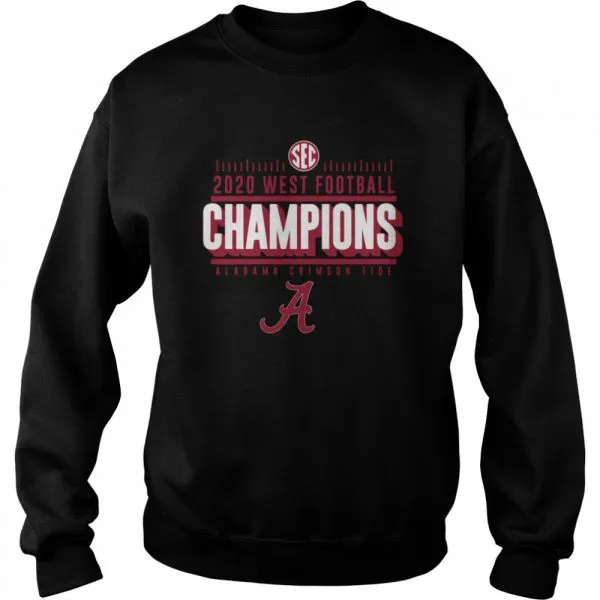 2020 west football Champions Alabama Crimson Tide shirt - Image 4
