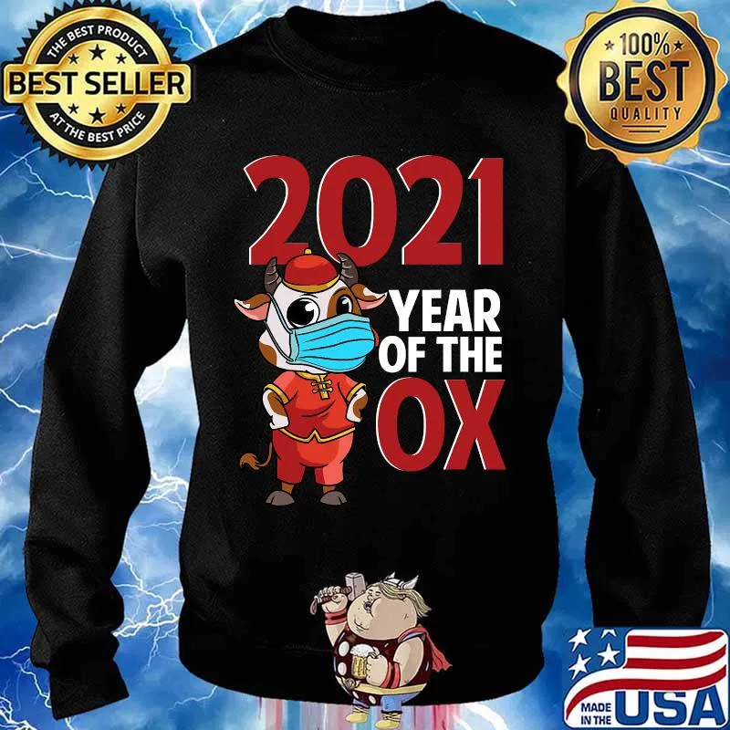 2021 Year Of The Ox Chinese New Year Zodiac Buffalo Shirt Sweater