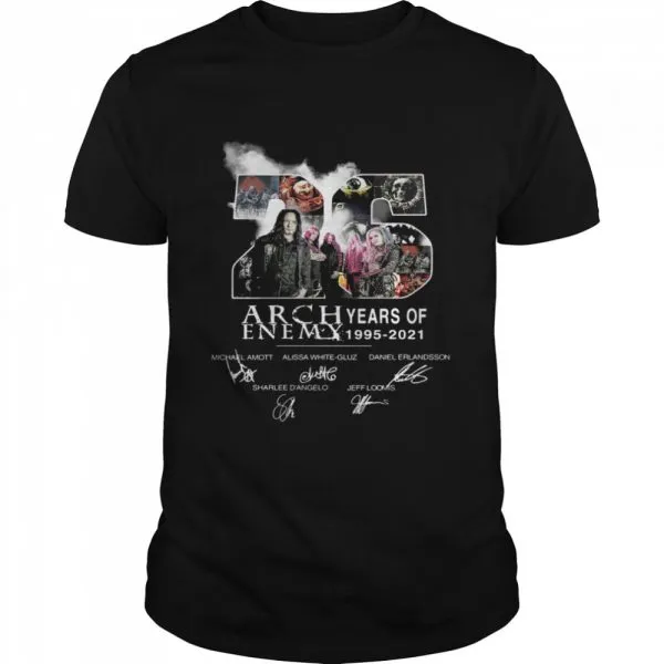 26 Years Of Arch Enemy 1995 2021 Signatures shirt