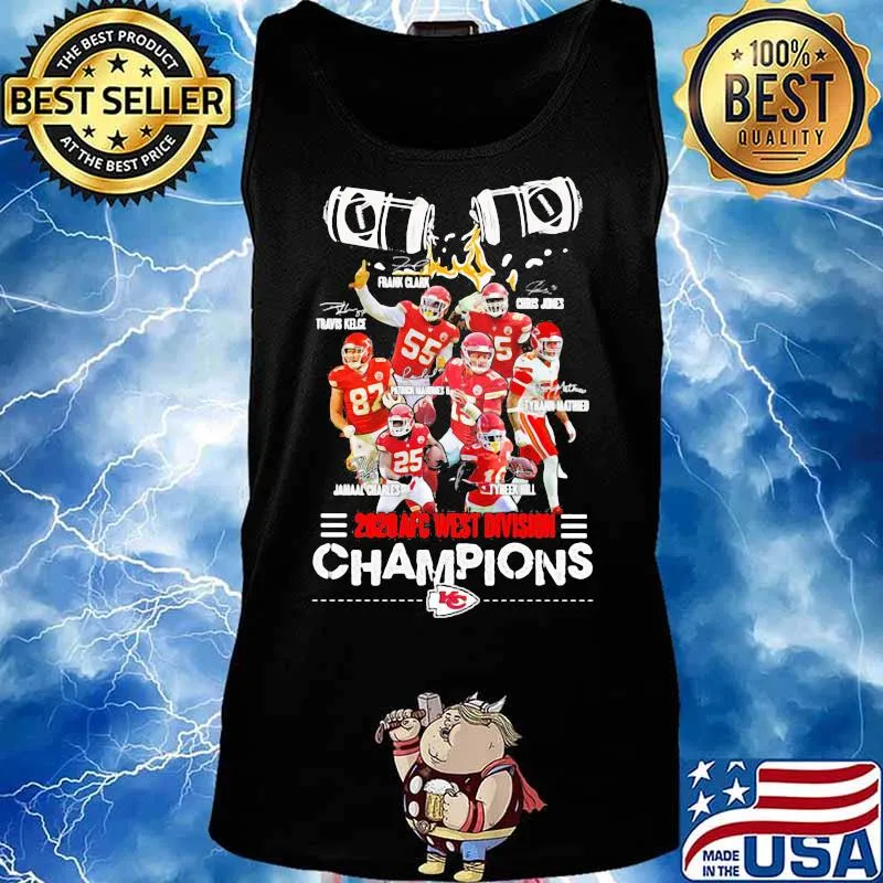2828 Afc West Division Champions Kc Football Shirt Tank top