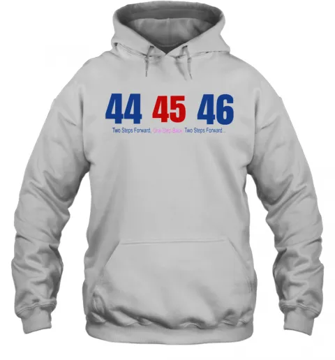 44 45 46 Two Steps Forward One Step Back Two Steps Forward T-Shirt Classic Mens T-shirt - Image 6