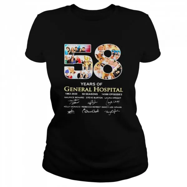 58 Years Of General Hospital Signature shirt - Image 2