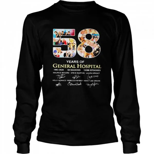 58 Years Of General Hospital Signature shirt - Image 3