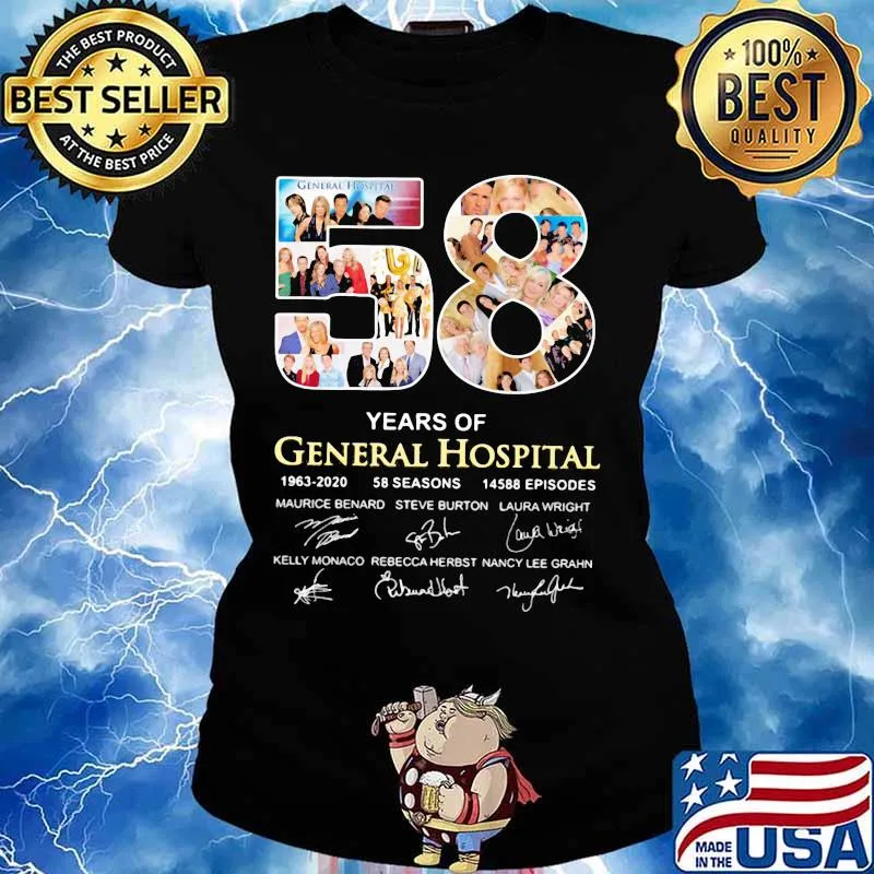 58 Years Of General Hospital Signature Shirt Ladies tee
