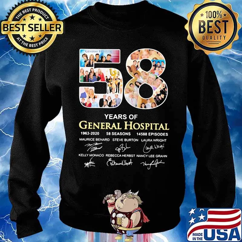 58 Years Of General Hospital Signature Shirt Sweater