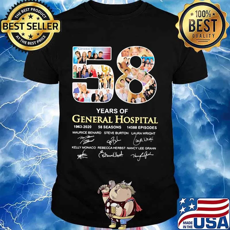 58 Years Of General Hospital Signature Shirt