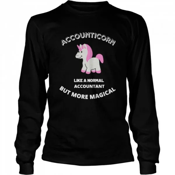 Accounting Accounticorn CPA Unicorn shirt - Image 3