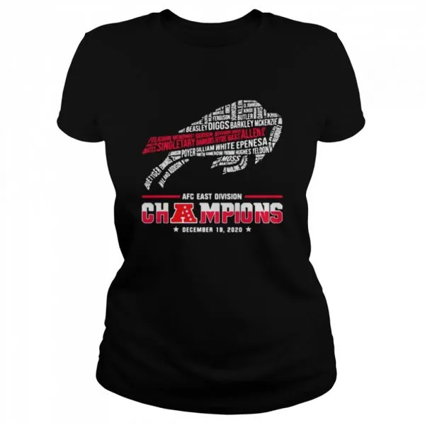 Afc East Division Champions December 2020 List City New York Symbol Buffalo shirt - Image 2