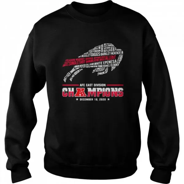 Afc East Division Champions December 2020 List City New York Symbol Buffalo shirt - Image 4