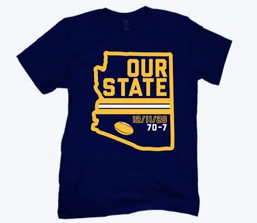 Arizona is Our State Tee Shirt Tempe CFB - Image 3