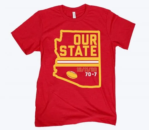 Arizona is Our State Tee Shirt Tempe CFB