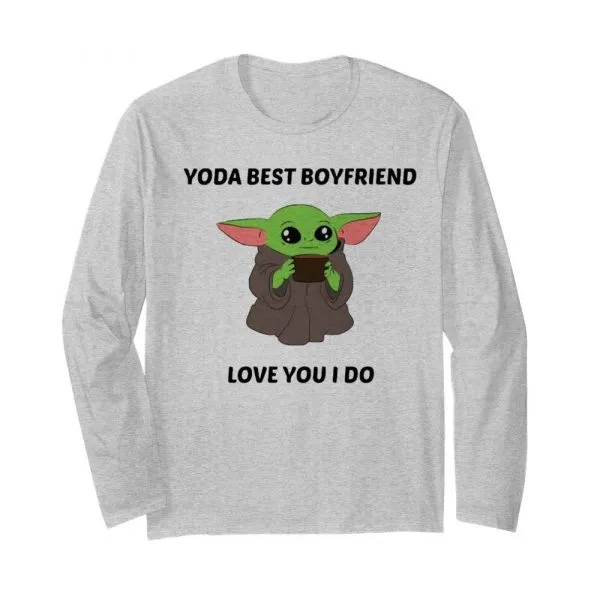 Baby Yoda Best Boyfriend Love You I Do shirt - Image 4