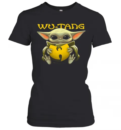 Baby Yoda Hugs Wu Tang T-Shirt Classic Mens T-shirt - Image 3