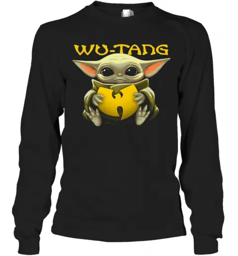 Baby Yoda Hugs Wu Tang T-Shirt Classic Mens T-shirt - Image 4