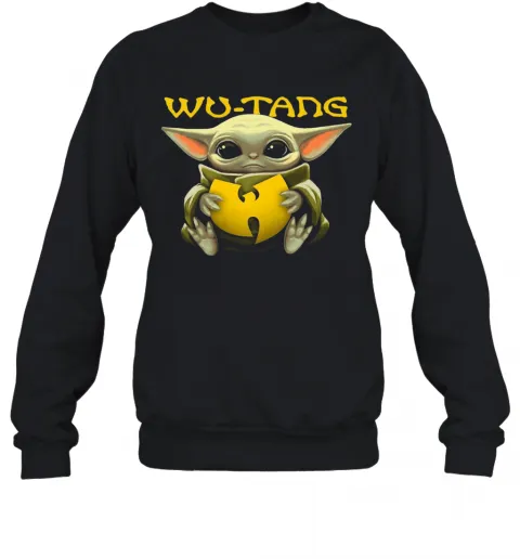 Baby Yoda Hugs Wu Tang T-Shirt Classic Mens T-shirt - Image 5