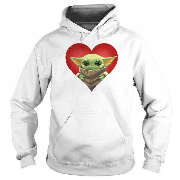 Baby yoda heart shirt - Image 5