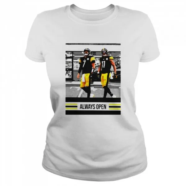 Ben Roethlisberger Justin Hunter Always Open shirt - Image 2