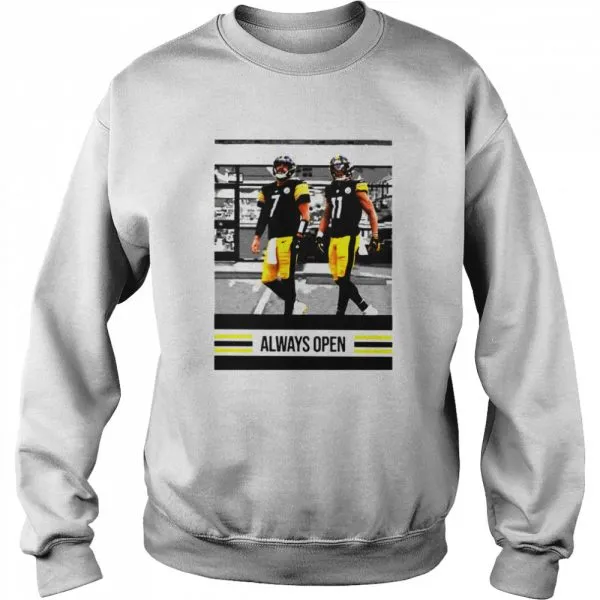 Ben Roethlisberger Justin Hunter Always Open shirt - Image 4
