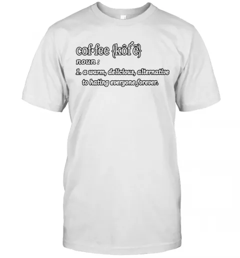 COFFEE DEFINITION FOR CAFFEINES T-Shirt Classic Mens T-shirt