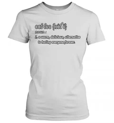COFFEE DEFINITION FOR CAFFEINES T-Shirt Classic Mens T-shirt - Image 3