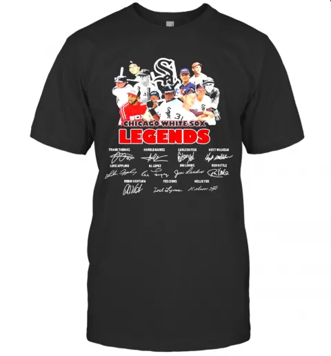 Chicago White Sox Legends Signatures T-Shirt Classic Mens T-shirt