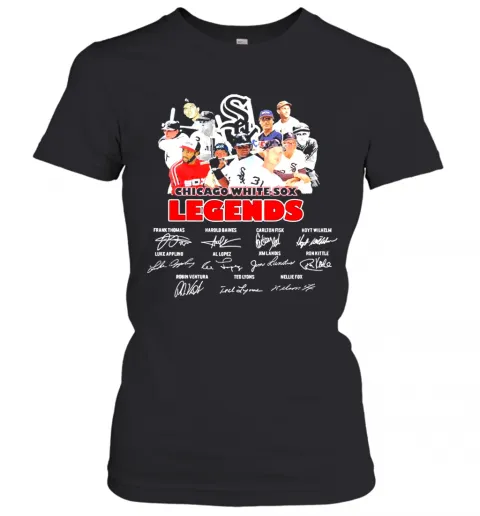 Chicago White Sox Legends Signatures T-Shirt Classic Mens T-shirt - Image 3