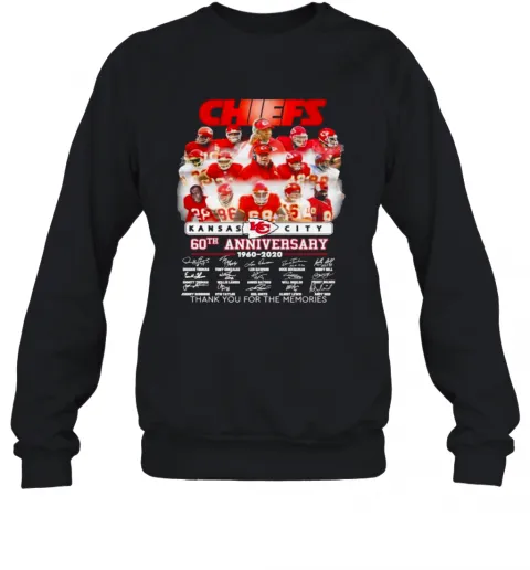 Chiefs Kansas City 60Th Anniversary 1960 2020 T-Shirt Classic Mens T-shirt - Image 5