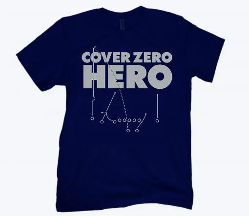 Cover Zero Hero Football Tee Shirt - Image 2