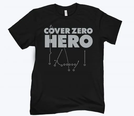 Cover Zero Hero Football Tee Shirt