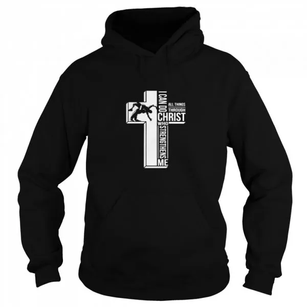 Cross I Can Do Christ Who Strengthens Me Shirt - Image 5