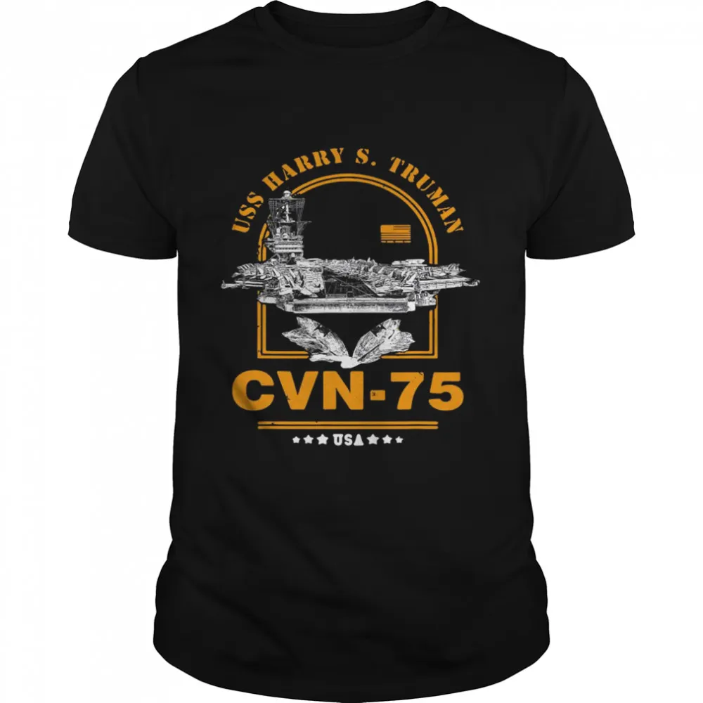 Cvn-75 Uss Harry S Truman USA Classic Mens T-shirt