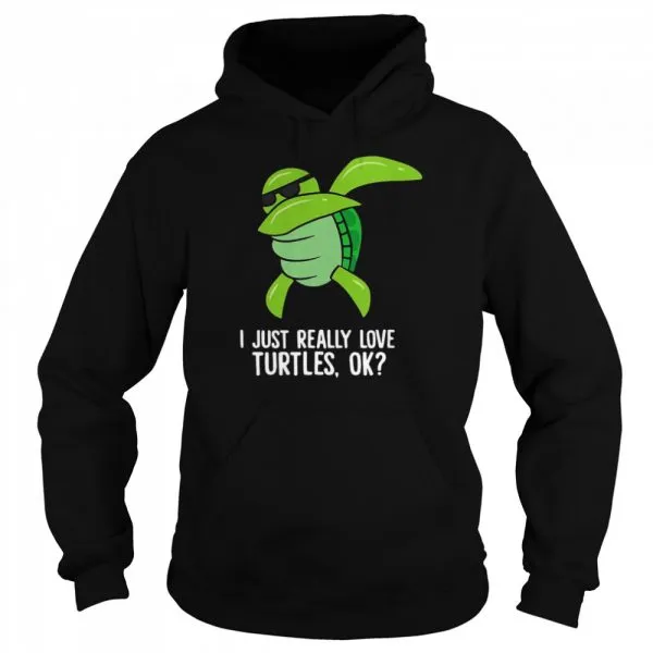 Dabbing Sea Turtle I Just Really Love Turtles Ok Classic Mens T-shirt - Image 6