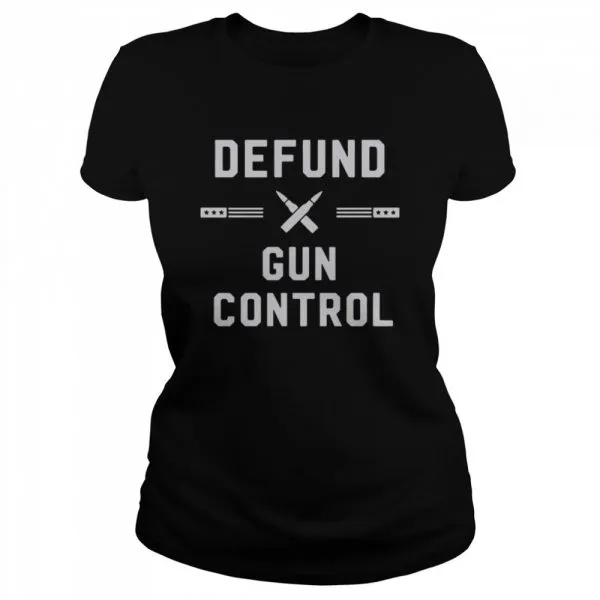 Defund Gun Control Classic Mens T-shirt - Image 3