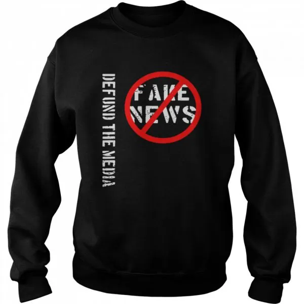 Defund The Media Fake News shirt - Image 4