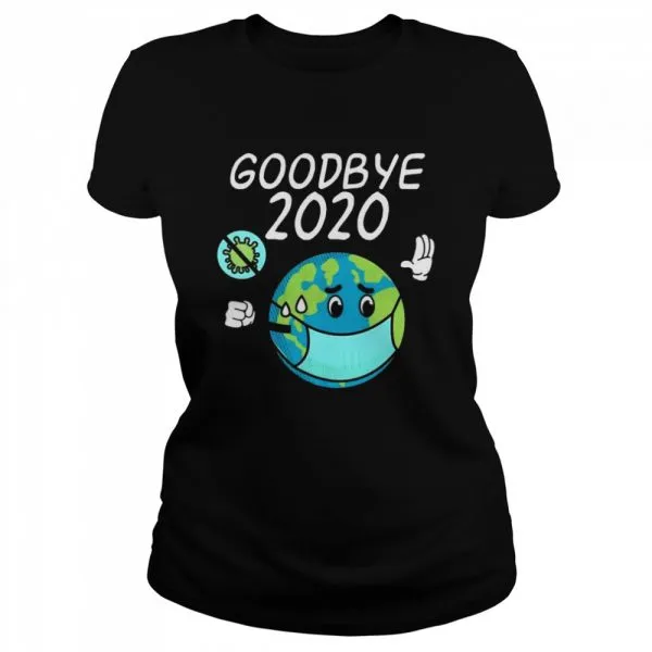 Earth Mask Goodbye 2020 shirt - Image 2