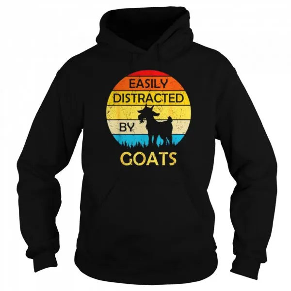 Easily distracted by goats vintage shirt - Image 5