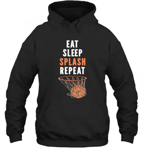 Eat Sleep Splash Repeat Basketball 3 Pointer Jumpshot T-Shirt Classic Mens T-shirt - Image 6