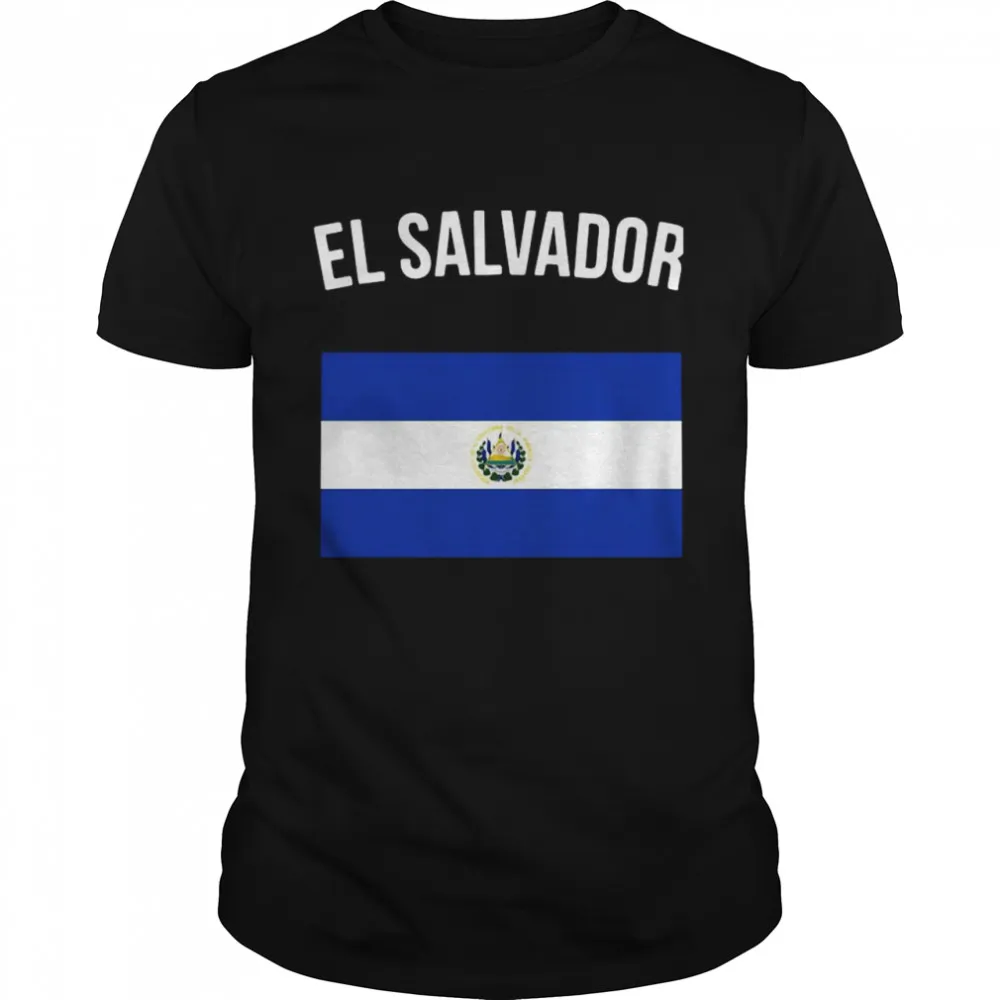 El Salvador Salvadoran Flag Classic Mens T-shirt