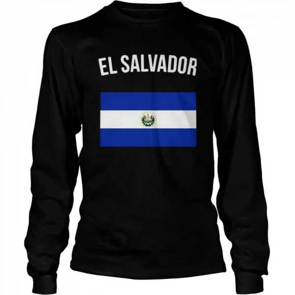 El Salvador Salvadoran Flag Classic Mens T-shirt - Image 4