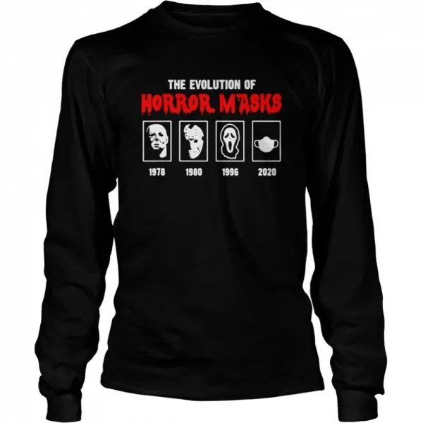 Evolution Of Horror Masks Halloween 2020 Classic Mens T-shirt - Image 4