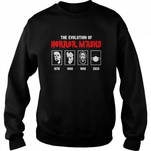 Evolution Of Horror Masks Halloween 2020 Classic Mens T-shirt - Image 5