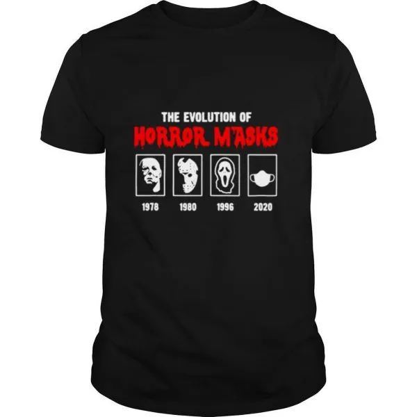 Evolution Of Horror Masks Halloween 2020 shirt