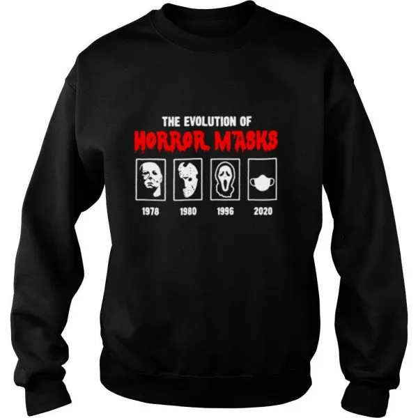 Evolution Of Horror Masks Halloween 2020 shirt - Image 4