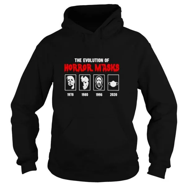 Evolution Of Horror Masks Halloween 2020 shirt - Image 5