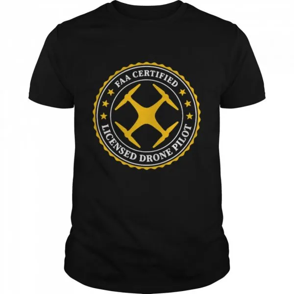 Faa Certified Licensed Drone Pilot Classic Mens T-shirt - Image 2