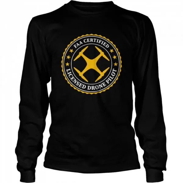 Faa Certified Licensed Drone Pilot Classic Mens T-shirt - Image 4