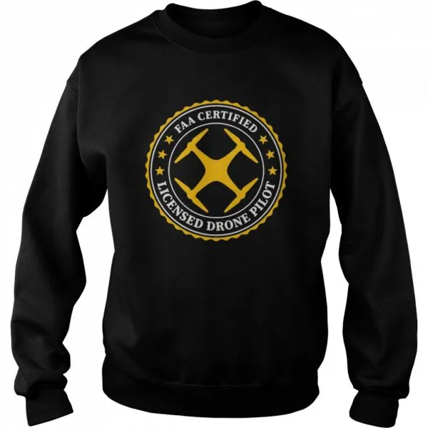 Faa Certified Licensed Drone Pilot Classic Mens T-shirt - Image 5