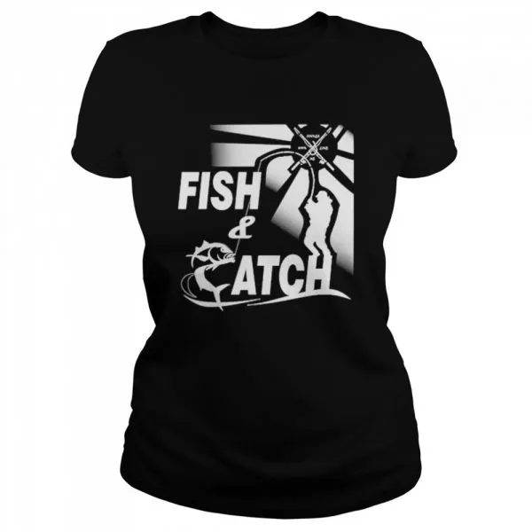 Fish And Catch Outoor Classic Mens T-shirt - Image 3