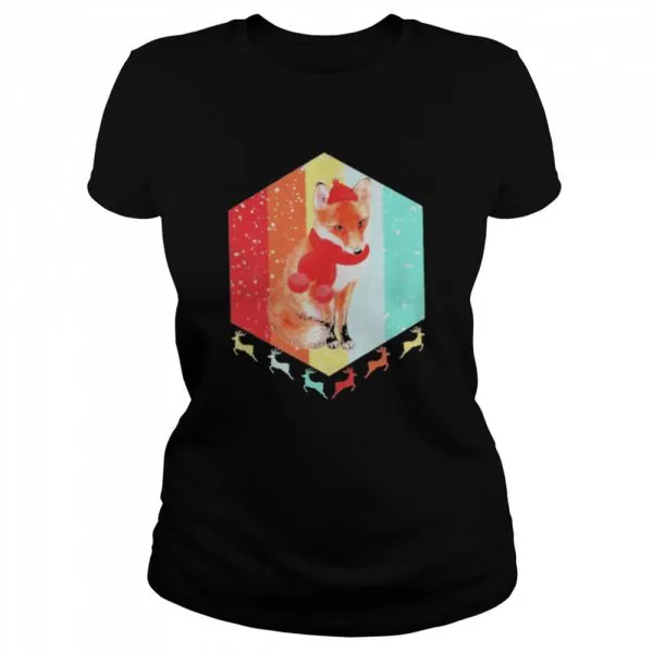 Fox merry christmas shirt - Image 2