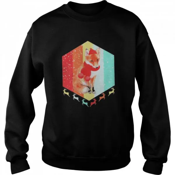 Fox merry christmas shirt - Image 4